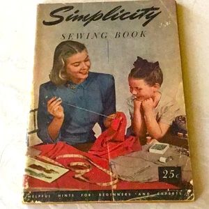 Simplicity Sewing Book Vintage 1949